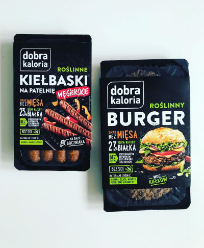 DOBRA KALORIA – roślinne niemięso – burger Dobra Kaloria