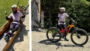 kolarka w bike parku dolni morava